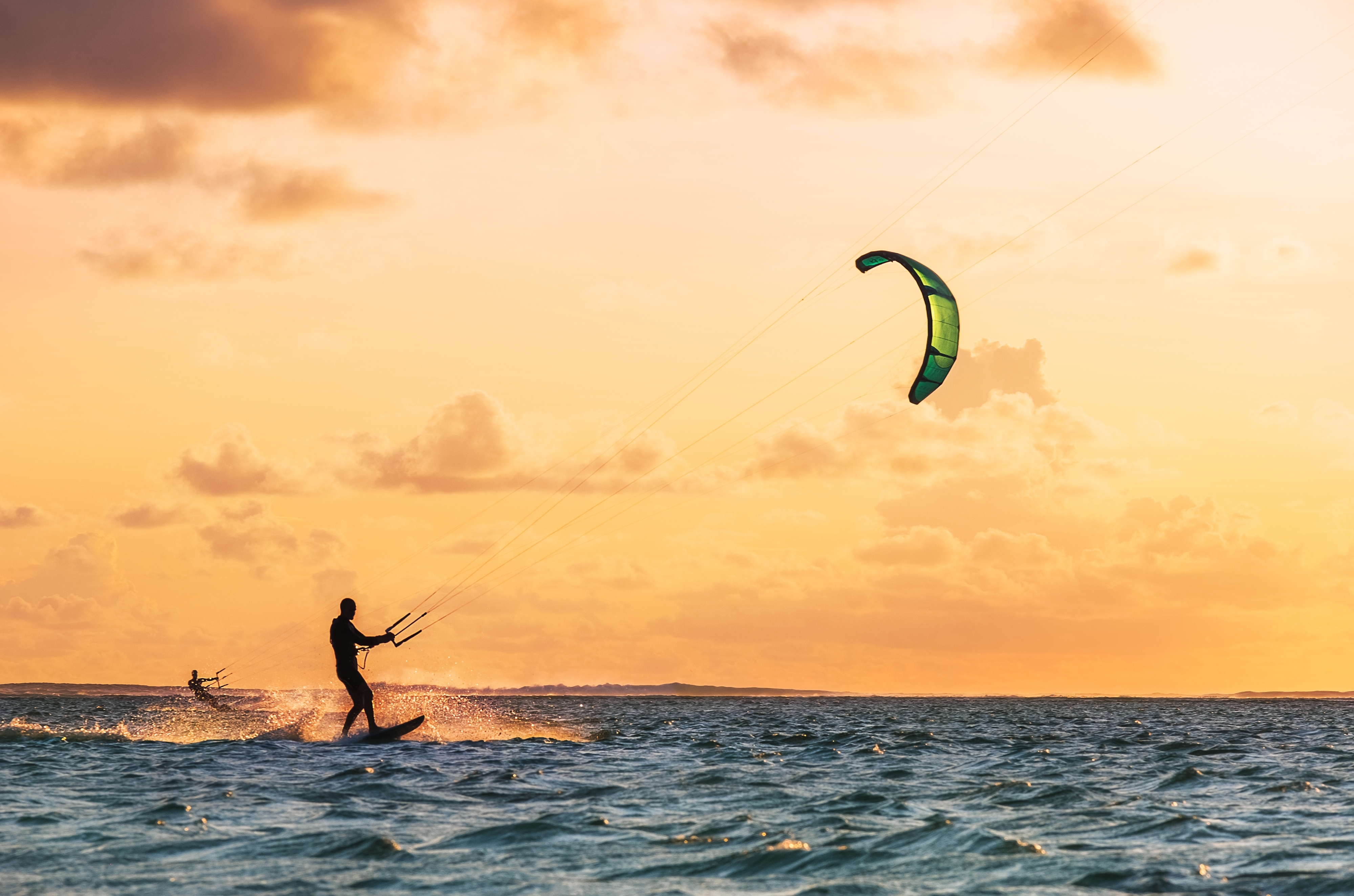 kitesurfing